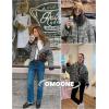 imageOmoone Womens Cropped Quilted Jacket Floral Printed LightWeight Padded Puffer Cardigan Coat OutwearBlack