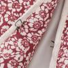 imageOmoone Womens Cropped Quilted Jacket Floral Printed LightWeight Padded Puffer Cardigan Coat OutwearRed