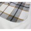 imageOmoone Womens Flannel Plaid Shacket Fall Oversized Long Button Down Shirt Jacket ShacketsLight Grey