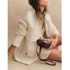 imageOmoone 2024 Winter Elegant Womens Pea Coat Mid Long Wool Coat Wool Blend Trench Coat with PocketsBeige
