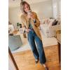 imageOmoone 2024 Winter Elegant Womens Pea Coat Mid Long Wool Coat Wool Blend Trench Coat with PocketsCamel