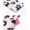 imageOmoone Womens Faux Fur Jackets Autumn Winter Leopard Coats Loose Fur Coat with PocketsLeopardpink