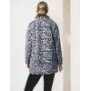 imageOmoone Womens Faux Fur Jackets Autumn Winter Leopard Coats Loose Fur Coat with PocketsLeopardwhite