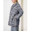 imageOmoone Womens Faux Fur Jackets Autumn Winter Leopard Coats Loose Fur Coat with PocketsLeopardwhite