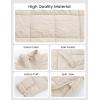 imageOmoone Womens Quilted Puffer Jacket Zip Up Oversized Lightweight Padded Down Coat OuterwearKhaki