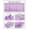 imageOmoone Womens Quilted Puffer Jacket Zip Up Oversized Lightweight Padded Down Coat OuterwearLightpurple