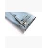 imageOmoone Womens 34 Sleeve Cropped Stretch Slim Denim Trucker Jacket Jean Coats TopsLight Blue