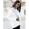 imageOmoone Womens Oversized Mid Long Denim Jacket Jean Biker CoatWhite