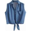 Dark Blue Sleeveless