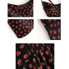imageOmoone Womens Floral Dress LowCut Square Neck Spaghetti Strap Tie Bodycorn 90s Y2k Sun DressesLongblack Floral