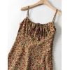 imageOmoone Womens Floral Dress LowCut Square Neck Spaghetti Strap Tie Bodycorn 90s Y2k Sun DressesLongyellow