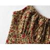 imageOmoone Womens Floral Dress LowCut Square Neck Spaghetti Strap Tie Bodycorn 90s Y2k Sun DressesLongyellow