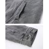 imageOmoone Mens Lapel Sherpa Fleece Lined Thicken Denim Jean Trucker Jacket CoatsGrey